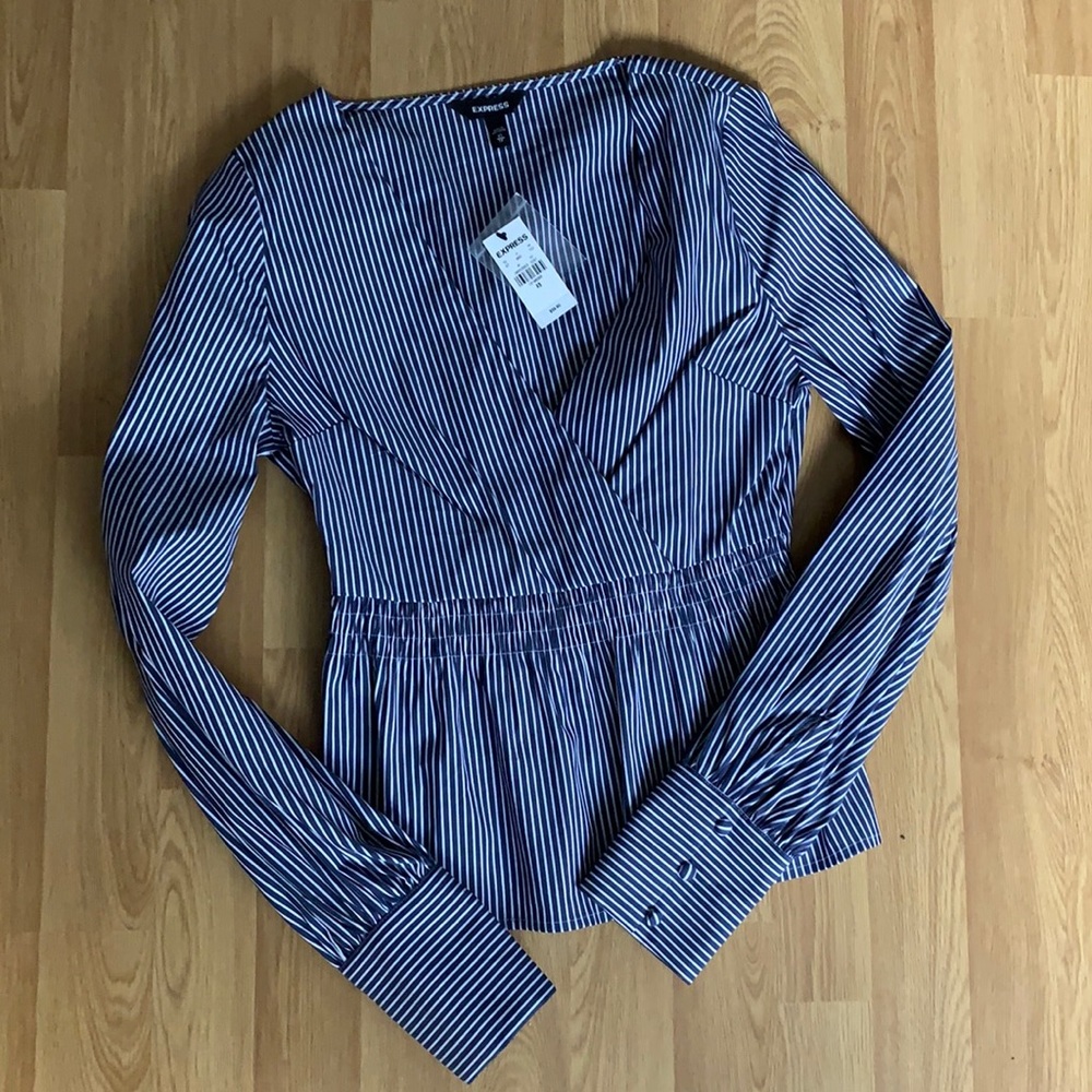 Express Peplum Work Top